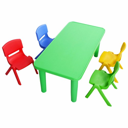 Kids plastic table chairs - kids, 4