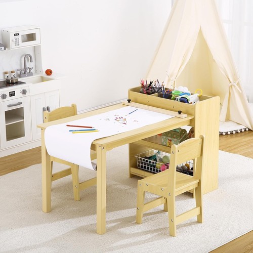 Kids art table chair - table, &